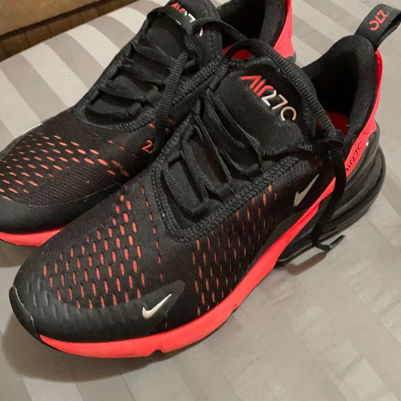 Nike Shoes | Nike Air27c Size 7Y Fits Like 7 12 | Color: Black/Red | Size: 7.5 | Pm-83119339's Closet